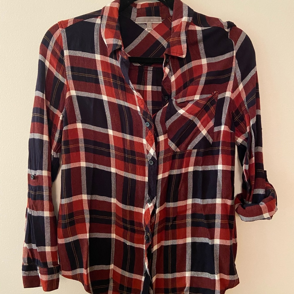 Be Cool Red Plaid Shirt